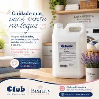 Amaciante de Roupas Club Beauty - 05 L